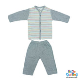 Baby Night Suit Truck & Car Stripes | Little Darling