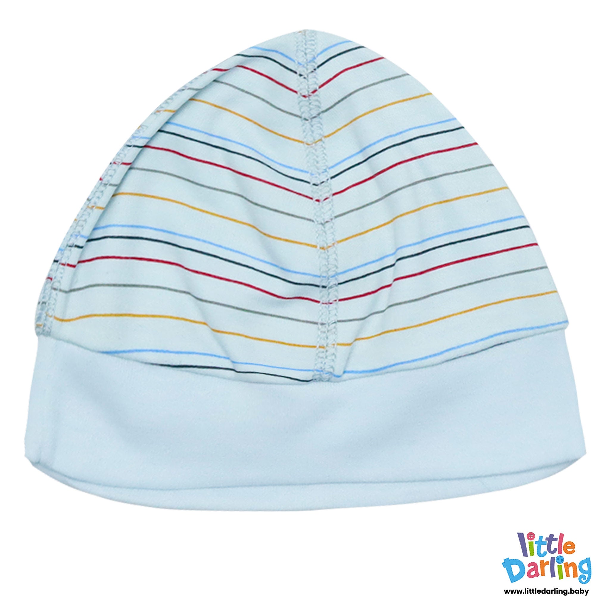 Baby Patch Cap Truck & Car Stripes by Little Darling