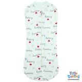 Baby Swaddle Mummy Daddy Print | Little Darling