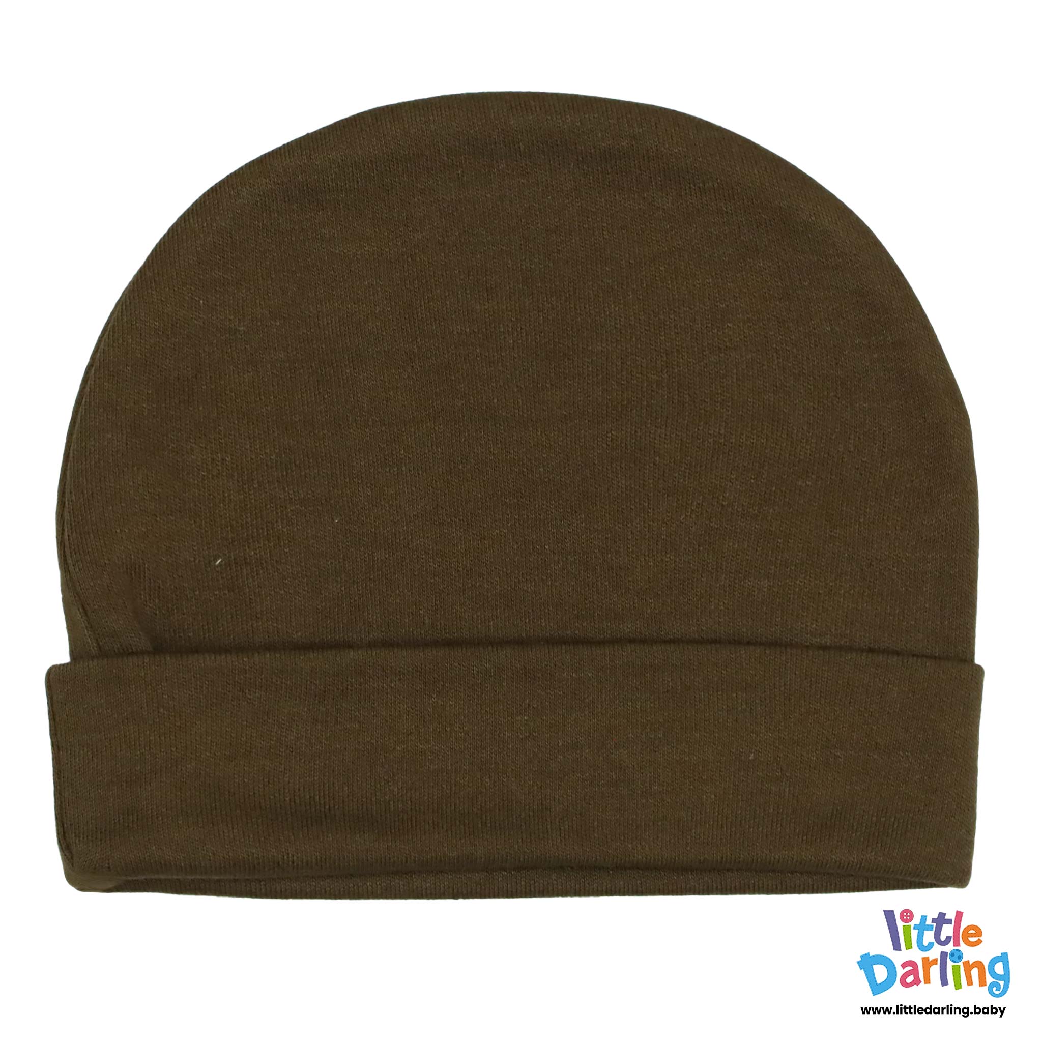 Baby Regular Cap Monkey & Cloud Brown Color by Little Darling