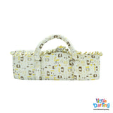 Moses Basket Cute Elephant Brown Color | Little Darling