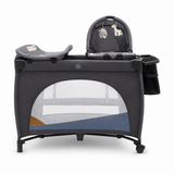 Baby Playard with Bassinet, Canopy and Padded Sleep Bed