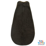 Baby Fur Sleeping Bag Dark Brown Color | Little Darling