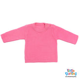 Woolen Shirt Pink Color | Little Darling