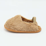 Baby Fur Slippers Light Brown Color