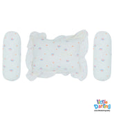 Head Pillow Set PK Of 3 White Color | Little Darling Price in Pakistan