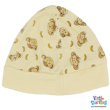 Baby Patch Cap Monkey & Cloud Monkey Print | Little Darling
