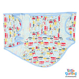 Baby Swaddler Truck & Car Print | Little Darling