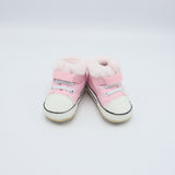 Baby Shoes Pink Color Furry Booties