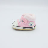 Baby Shoes Pink Color Furry Booties