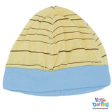 Baby Patch Cap Monkey & Cloud Stripes | Little Darling