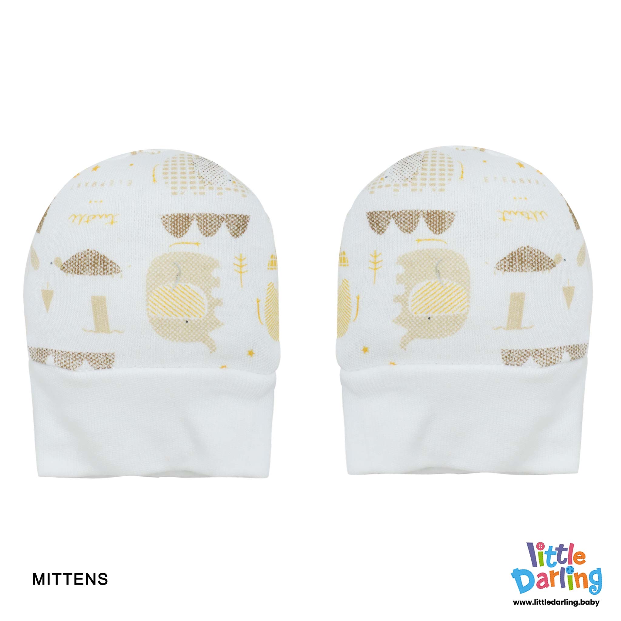 8 Pcs Gift Set Animal Print Brown Color by Little Darling