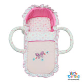 Infant Moses Basket Butterfly Embroidery | Little Darling