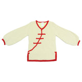 Sweater Round Neck Full Sleeve Skin Color | Little Darling