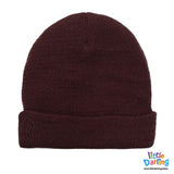 Baby Woolen Cap Brown Color | Little Darling