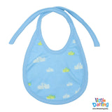 Baby Bibs Pk Of 5 Monkey & Cloud | Little Darling