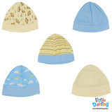 Baby Caps Patch Pk Of 5 Monkey & Cloud | Little Darling