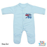 8 Pcs Gift Set Cars Embroidery Sky Blue Color | Little Darling