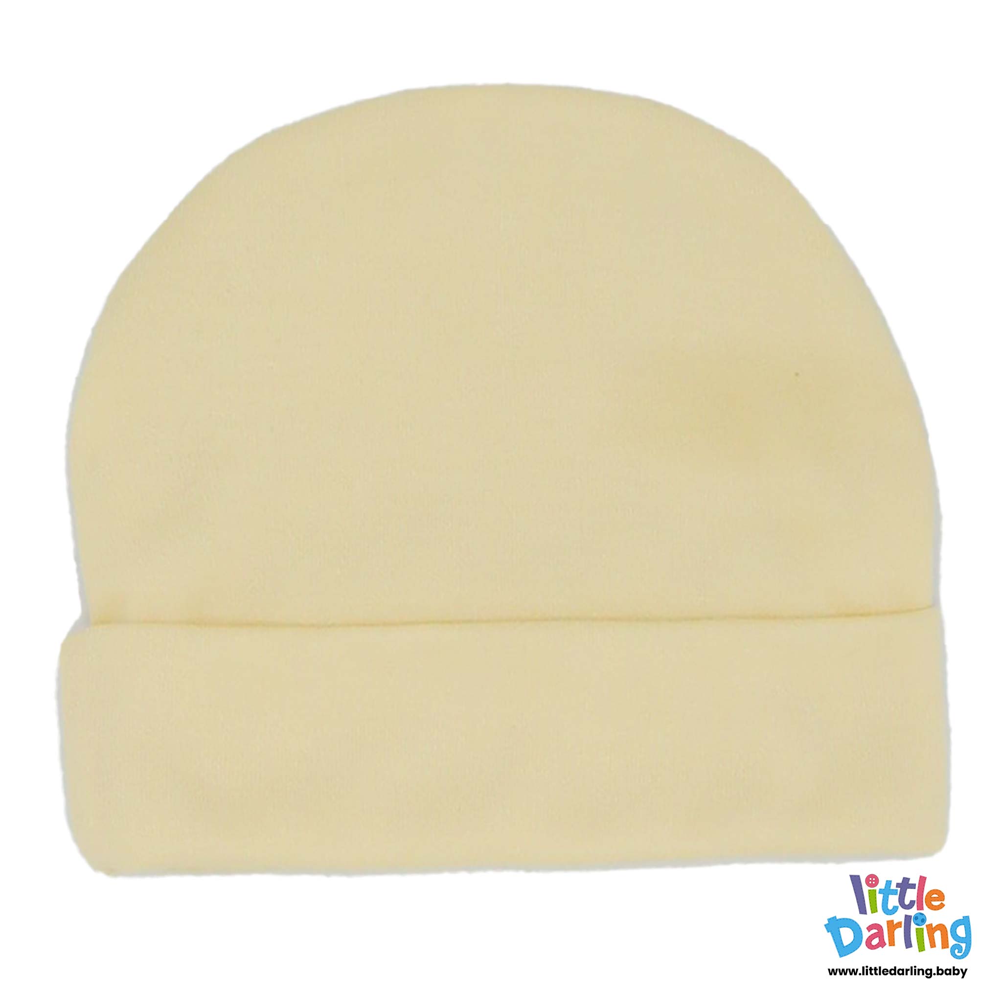 Baby Regular Cap Monkey & Cloud Lemon Color by Little Darling