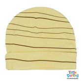 Baby Regular Cap Monkey & Cloud Stripes | Little Darling