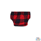 Baby Girls Red Check 2 Pcs Frock Set