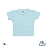8 Pcs Gift Set Cars Embroidery Sky Blue Color | Little Darling