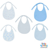 Baby Bibs Pk Of 5 Star Print | Little Darling