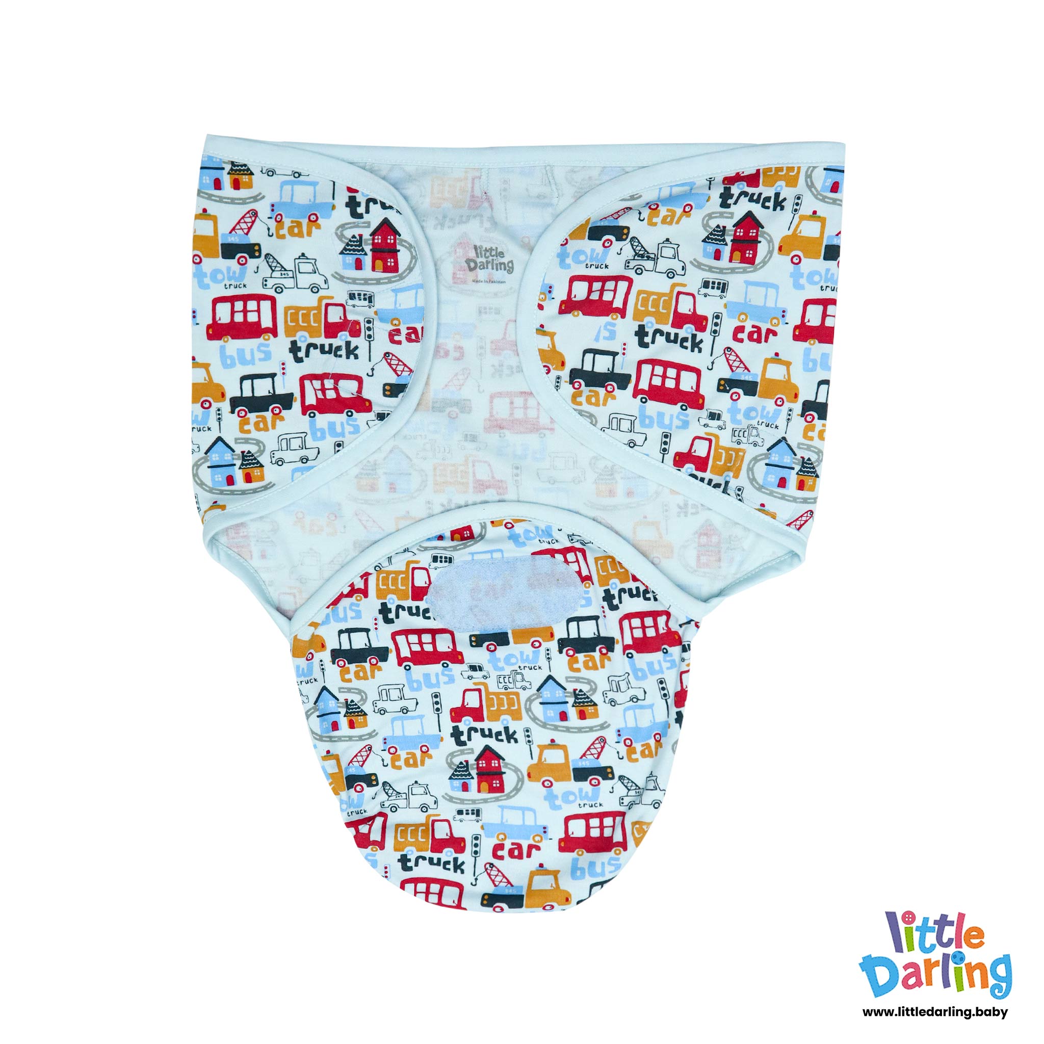 Infant Wrap a round Truck & Car Print by Little Darling