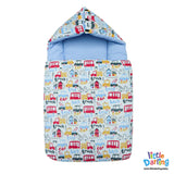 Baby Carry Nest Hooded Truck & Car Sky Blue Color | Little Darling