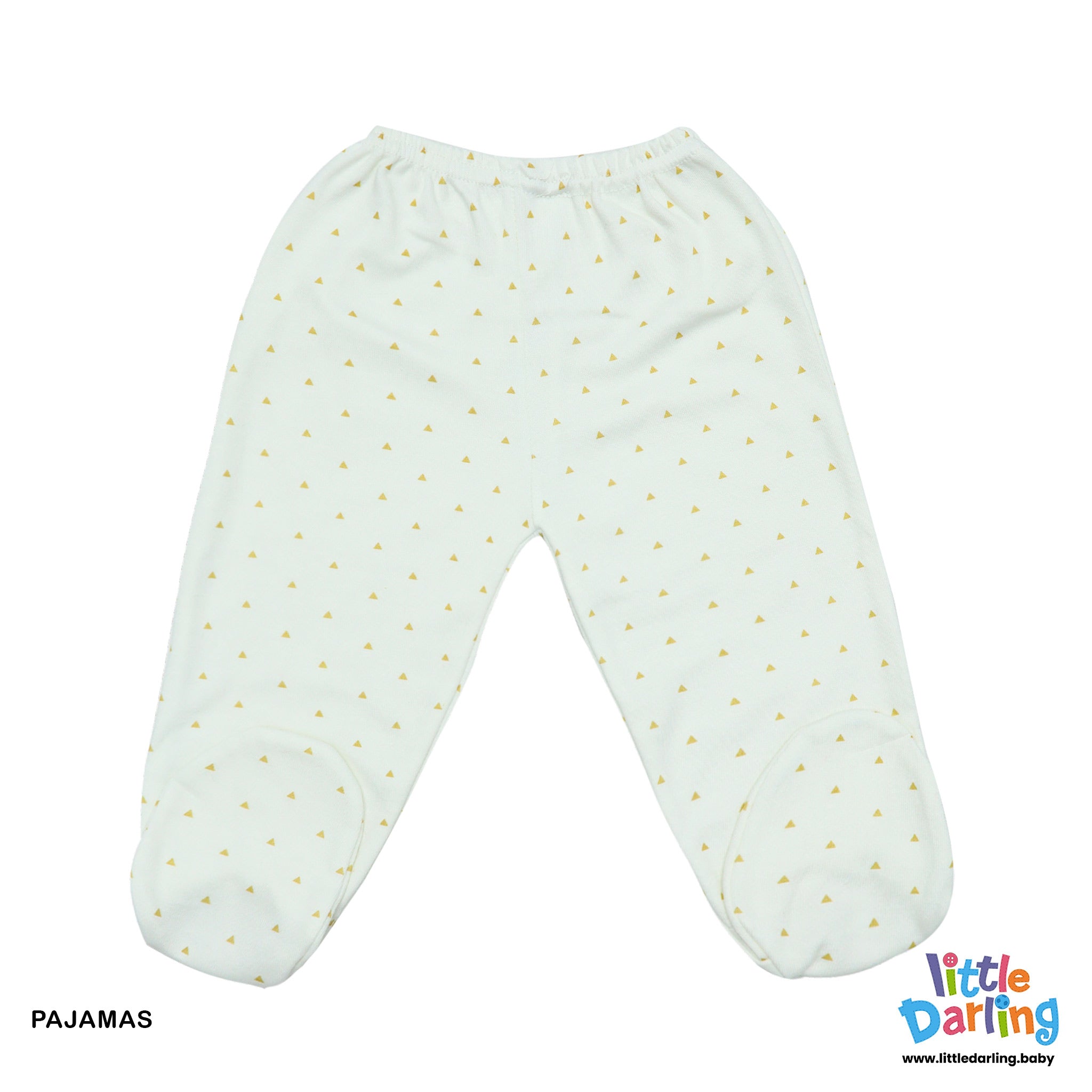 8 pcs Gift Set Triangle Print Yellow Color by Little Darling
