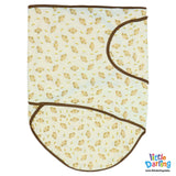 Baby Swaddler Monkey & Cloud Monkey Print | Little Darling