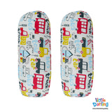 Baby Head Pillow Set PK Of 3 Truck & Car Print | Little Darling