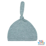 Baby Cap Knotted Grey Color | Little Darling