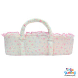 Infant Moses Basket Butterfly Embroidery | Little Darling