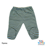 4 Pcs Woolen Gift Set Multi Stripes Sky Blue Color | Little Darling