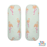 Baby 3 Pillow Set Flamingo Print White Color | Little Darling