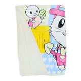 Baby Blanket Cat & Bunny Character