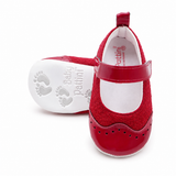 Baby Girls Red Glitter Mary Jane Prewalker Shoes