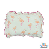 Baby 3 Pillow Set Flamingo Print White Color | Little Darling