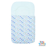 Baby Carry Nest Car Print White | Little Darling