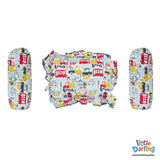 Baby Head Pillow Set PK Of 3 Truck & Car Print | Little Darling