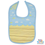 Baby Bibs Pk Of 3 Monkey & Cloud | Little Darling