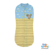 Baby Peanut Swaddle Monkey & Cloud | Little Darling
