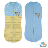 Baby Peanut Swaddle Monkey & Cloud | Little Darling