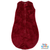 Baby Fur Sleeping Bag Red Color | Little Darling