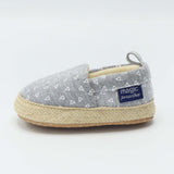 Baby Sneaker Triangle Print Grey Color