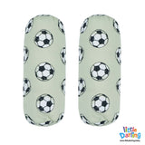 Head Pillow Set PK Of 3 Foot Ball Print | Little Darling