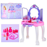 Princess Kids Vanity Table Playset with Lights & Music