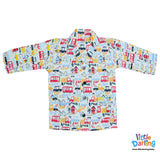Baby Night Dress Truck & Car Print | Little Darling