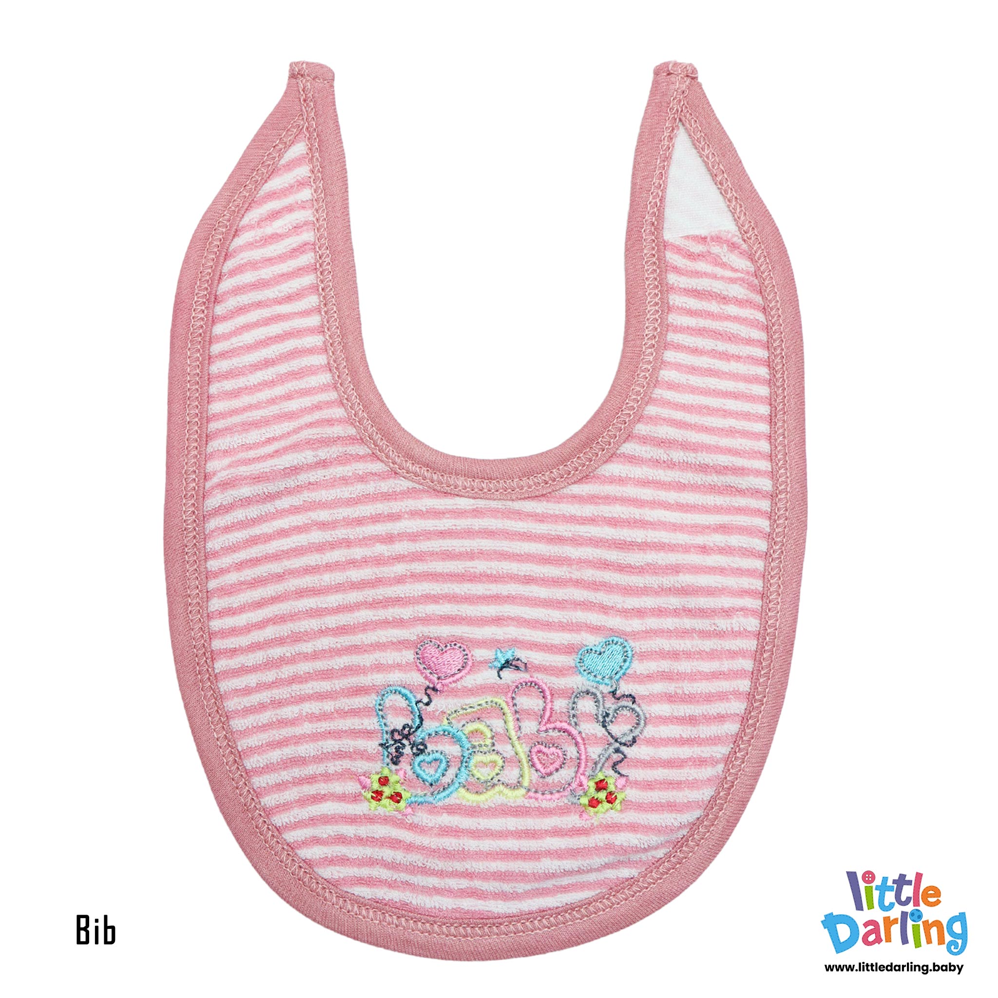 8 Pcs Gift Set Baby Embroidery Pink Color by Little Darling